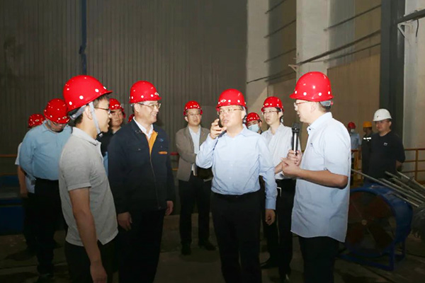 領導組蒞臨長城鑄鋼廠進行調研